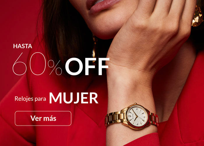 Relojes para mujer hasta el 60% de descuento