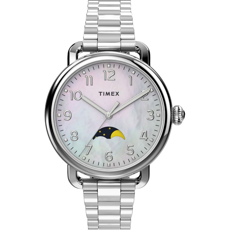 Timex Watches Reloj Timex Blanco Mujer Doce34