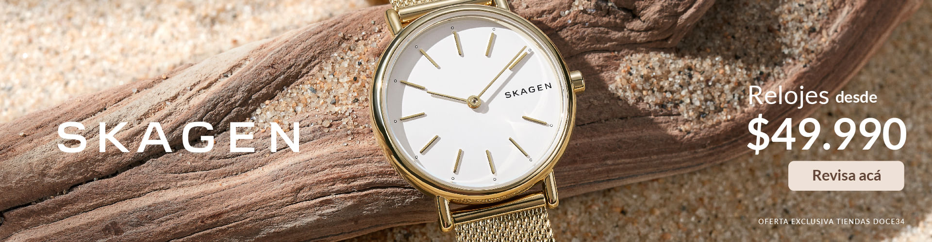 Relojes Skagen desde $49.990